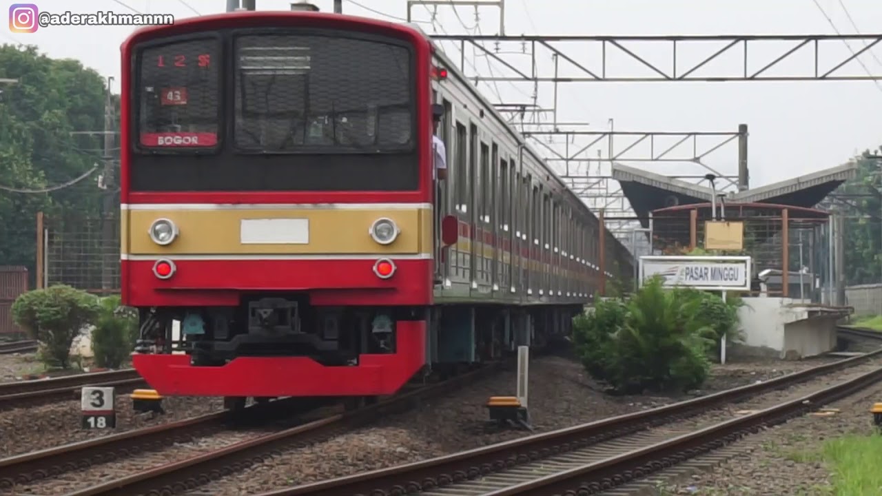 [Full] Hunting KRL di Wesel Stasiun Pasar Minggu