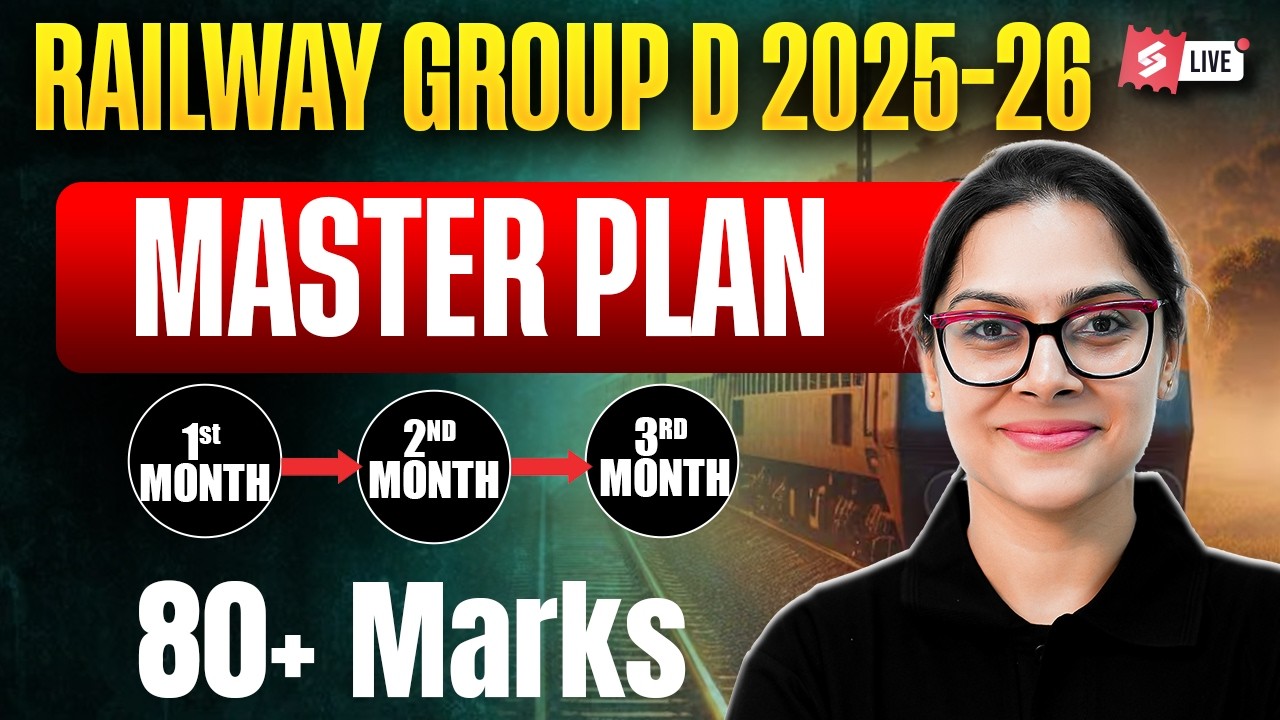 RRB Group D 2026 | GROUP D 3 Month Complete Master Plan | RRB Group D Preparation 2026