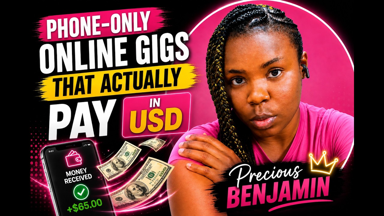 Phone-Only Online Gigs That Actually Pay in USD (No Laptop Needed) | Earn Dollars With Just A Phone