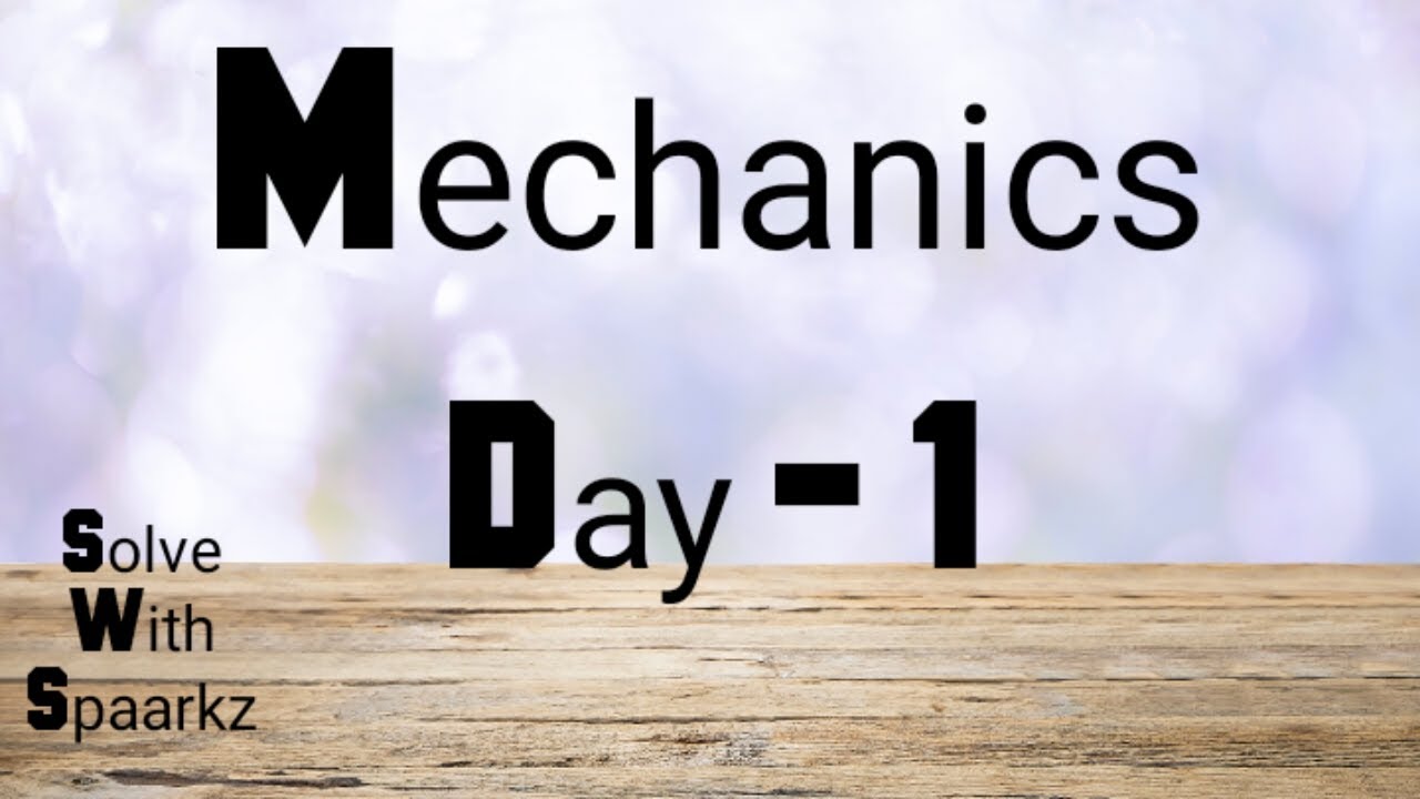 TNEB AE / TRB POLYTECHNIC MECHANICAL ONLINE COACHING | MECHANICS DAY 1 | TNEB AE EXAM PREPARATION