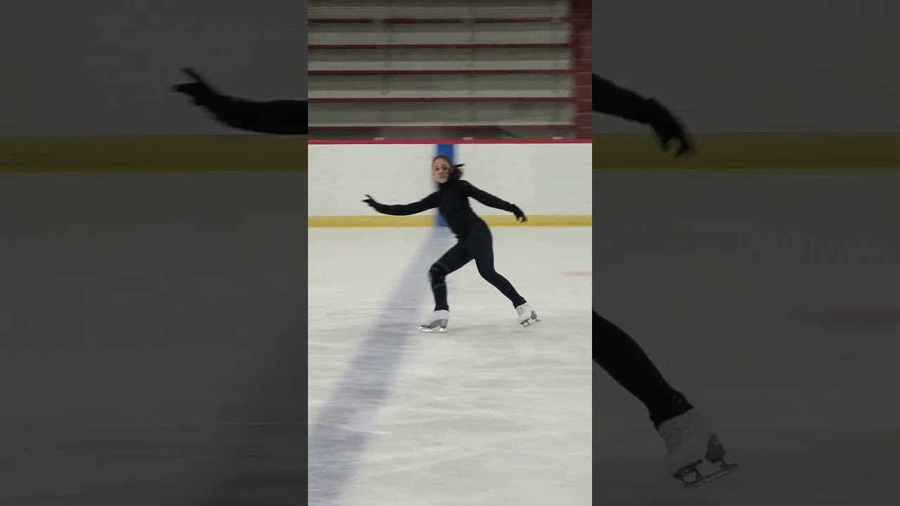 Freeskate Choreo Sequence #figureskating #shorts #leasalonga #storyofmylife #training