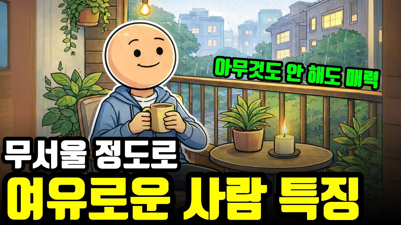 무서울 정도로 여유로운 사람들의 뇌 구조, 마음 편하게 사는 법