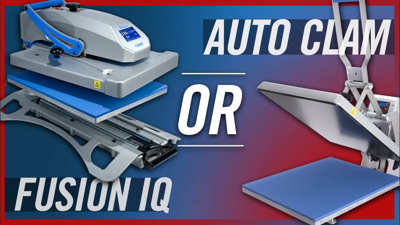 What Heat Press Should I Buy? | Fusion IQ vs Auto Clamshell Press Review