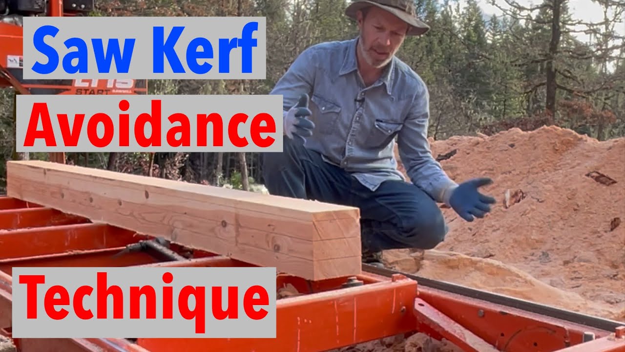 Dealing With Blade Kerf Milling Lumber w Woodmizer LT15 Sawmill