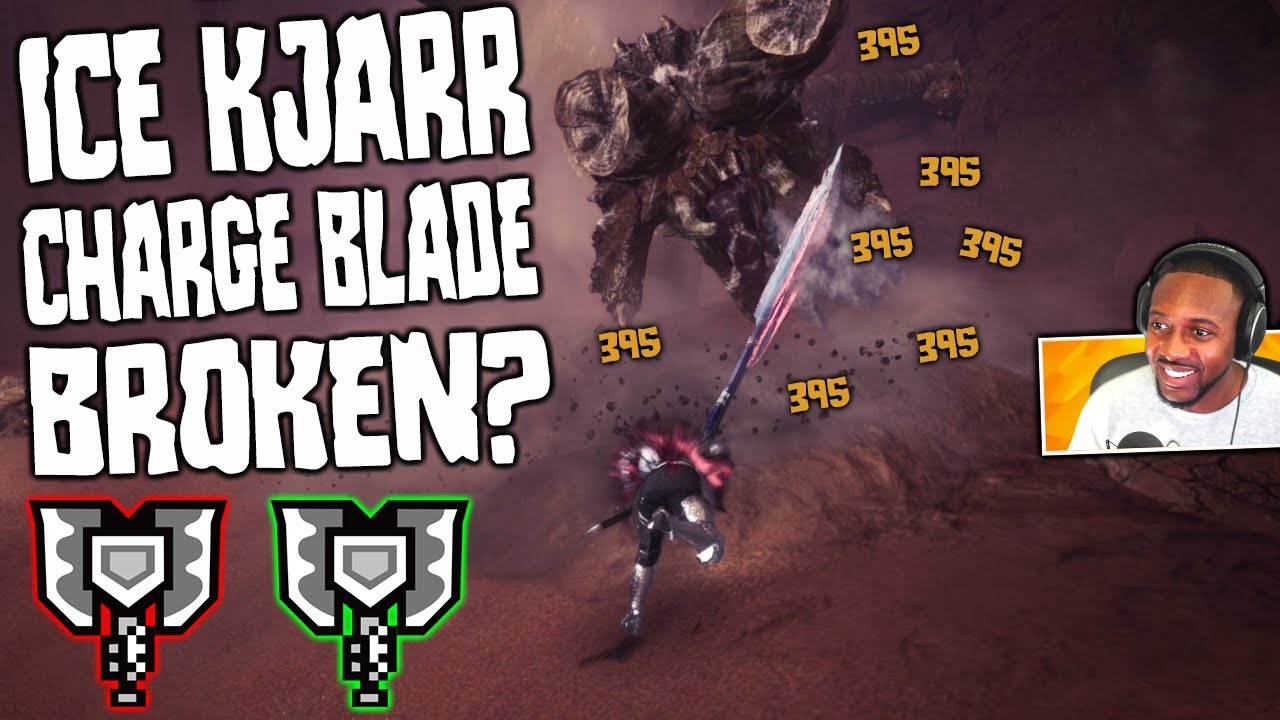 MHW Iceborne ∙ Kjarr Strongarm Ice Charge Blade Is POWERFUL! [395 Phial Damage]