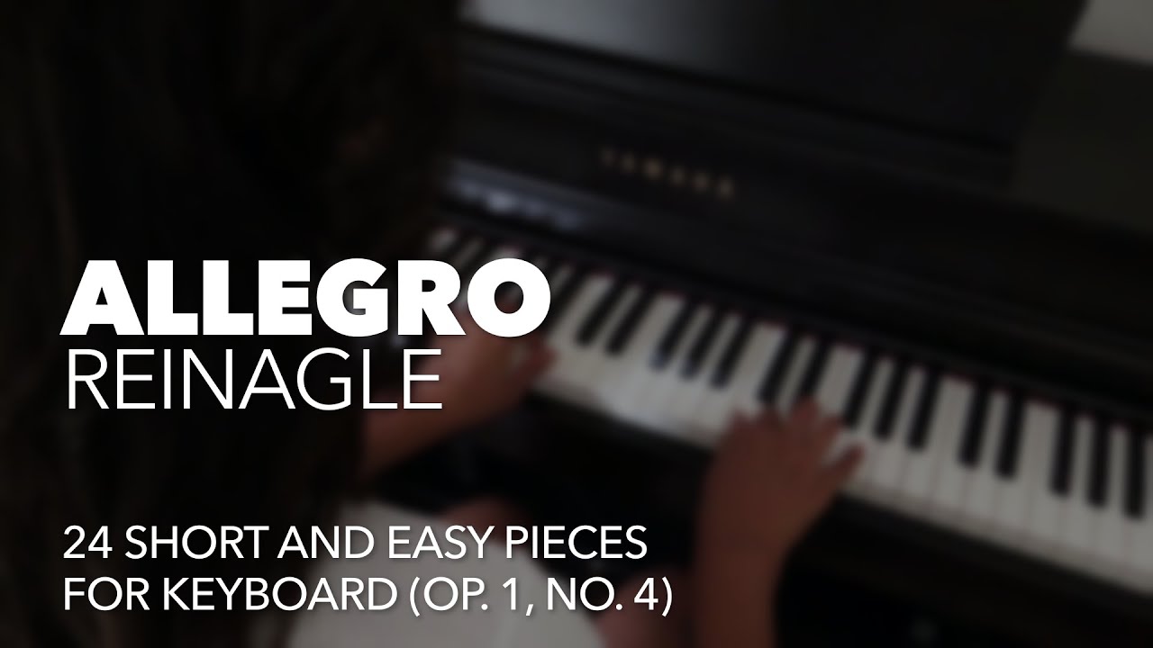 Op. 1, no. 4: Allegro (Reinagle) 🎵 24 Short and Easy Pieces for Keyboard
