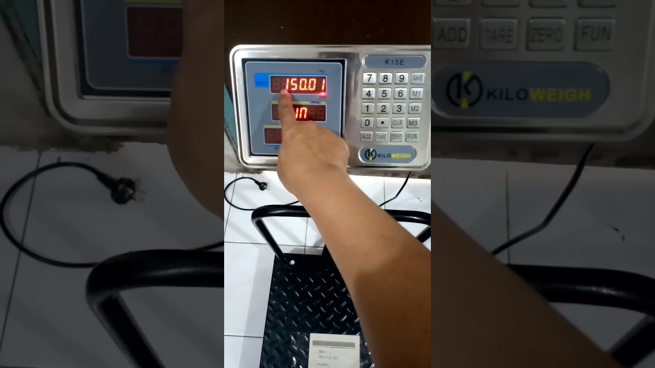 KILOWEIGH K15E , MILLI MI-150 Kalibrasi Calibration