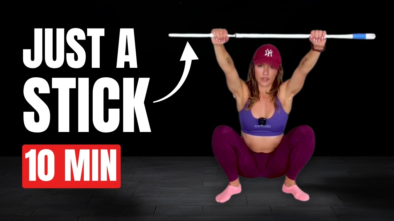 These Stick Exercises Eliminates Pain From Hours of Sitting (Only Takes 10 Minutes)
