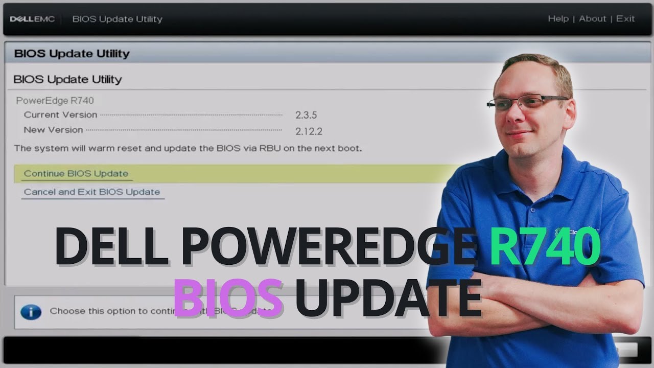 Обновление BIOS сервера Dell PowerEdge R740 | Как обновить BIOS | Файл EFI BIOS | Менеджер загрузки