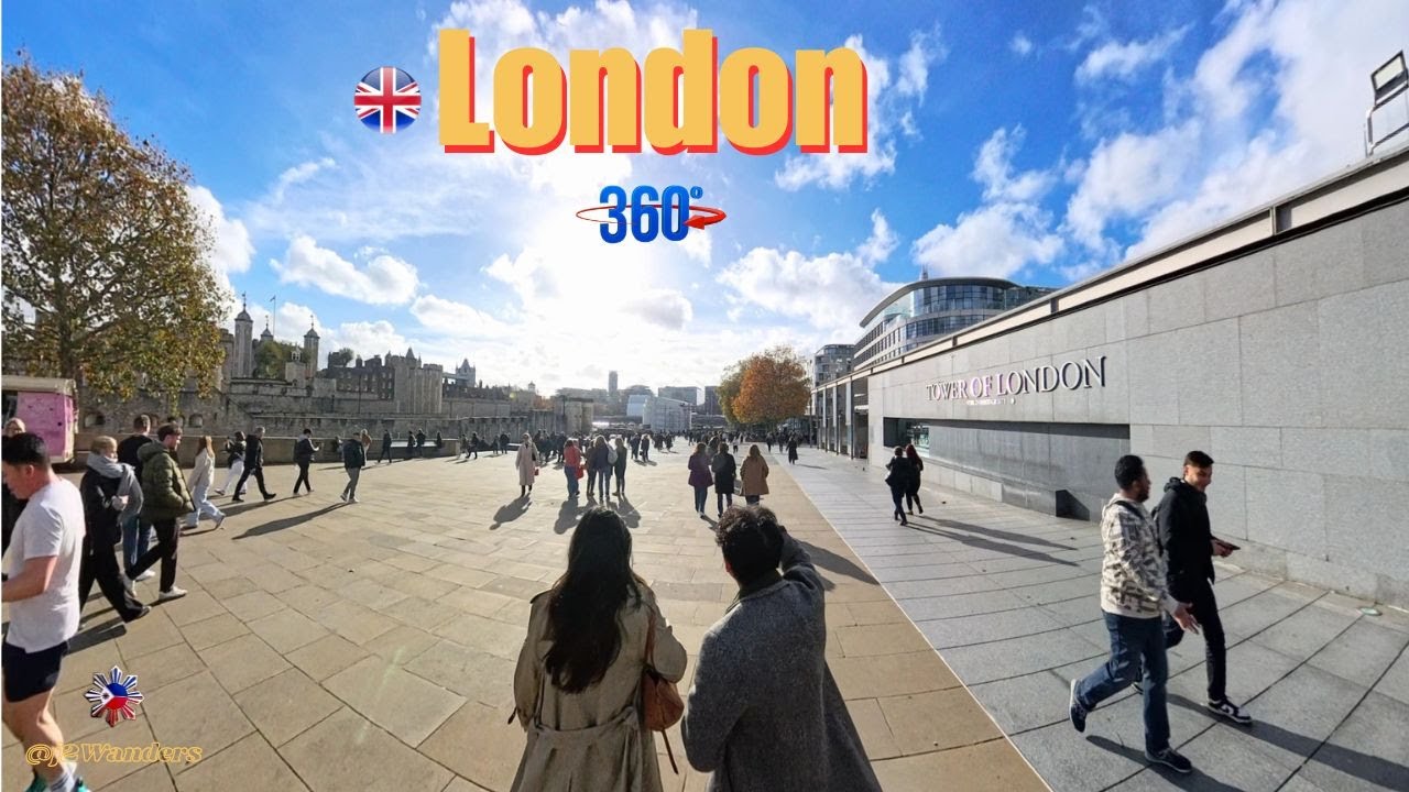 London Walking Tour 360° | Sky Garden to Tower of London | #uk #london #travel