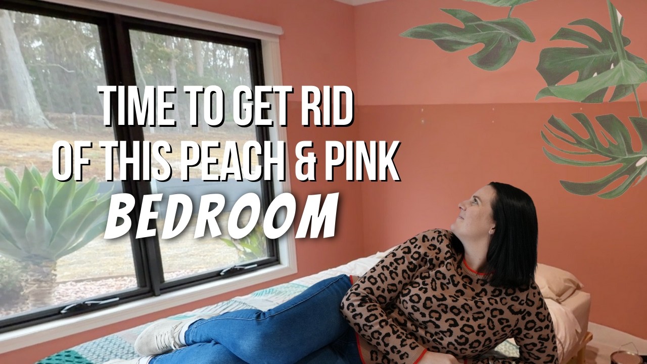 Bedroom Makeover - From Bold Peach to Neutral Perfection ✨