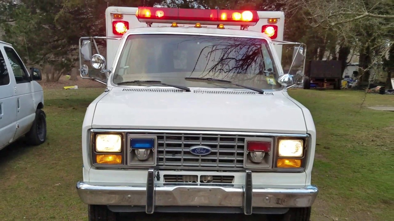 Purchased for $2000 JUNK YARD!!!! 1989 Ford E350 ambulance 7.3 diesel