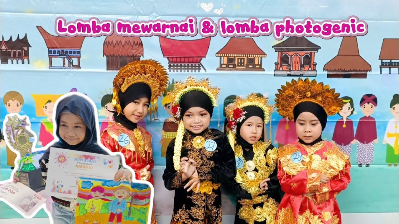 MECCA HAPPY DAPAT PIALA JUARA LOMBA MEWARNAI!! #meccaputriandini #mewarnai #lomba #gadisminang #fyp 
