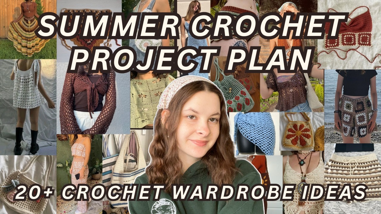 20+ summer crochet clothing ideas ☀️ my summer crochet project plan