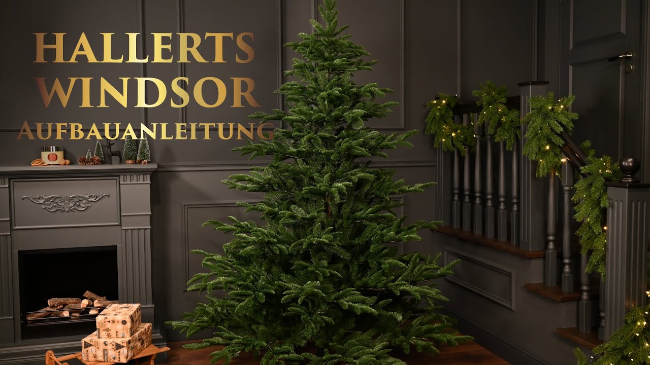HALLERTS® Spritzguss Weihnachtsbaum Fichte Windsor Aufbauanleitung