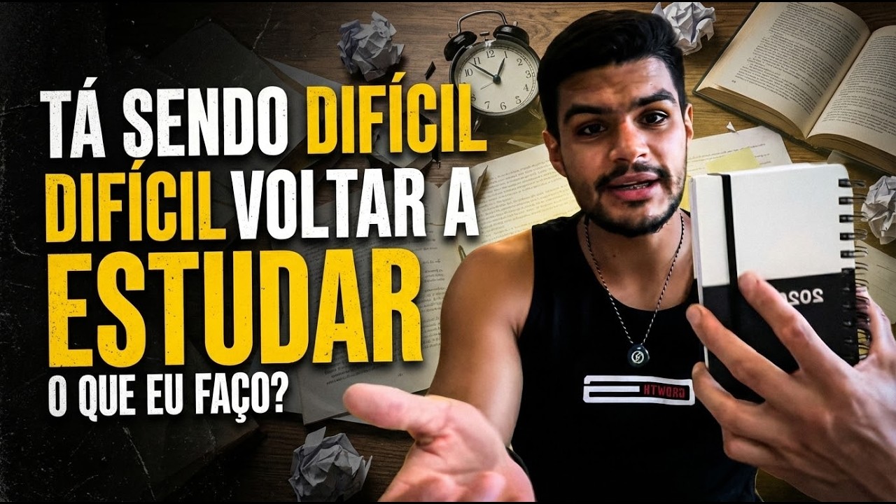 ESTUDAR DE NOVO TA DOENDO