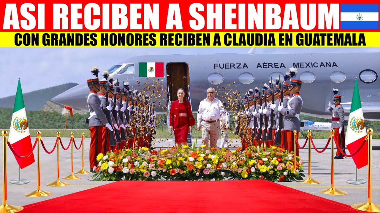 👏🏽🇲🇽🦅MIRA:RETUMBA DISCURSO DE SHEINBAUM EN TIERRAS GUATEMALTECAS, CON GRAN JUBILO LA RECIBEN
