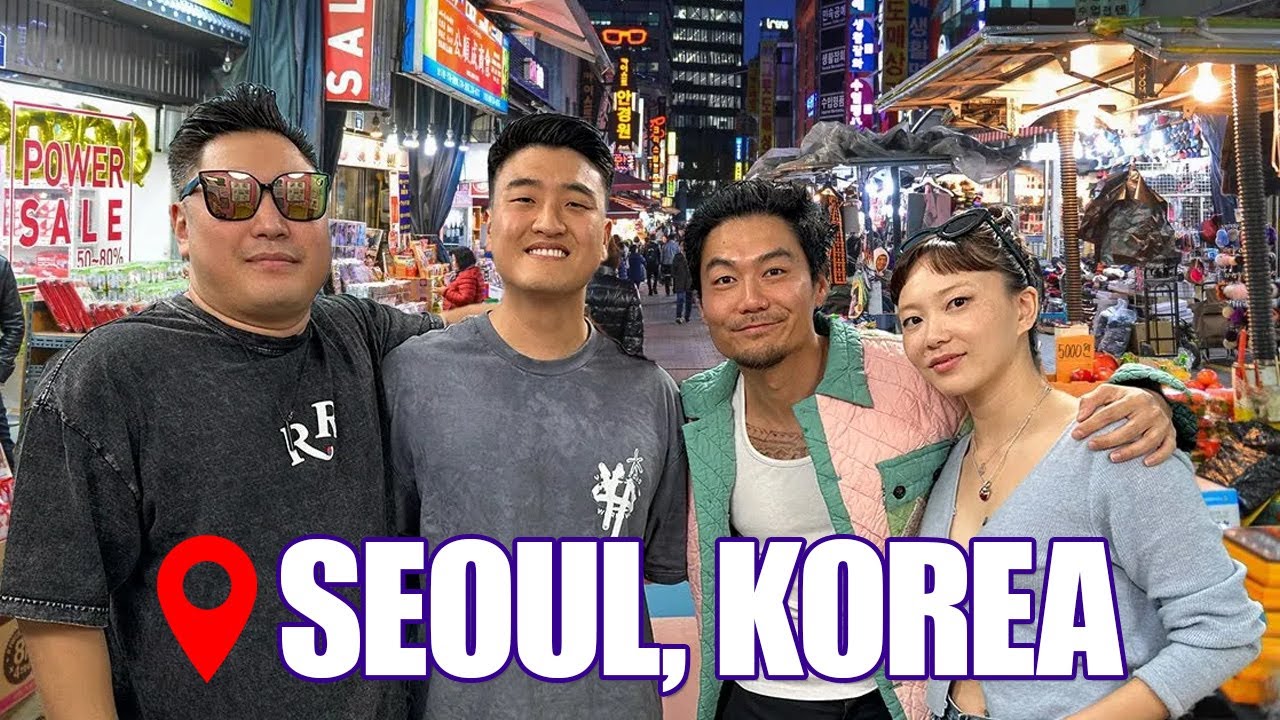 Buying EVERYTHING From Elderly Street Vendors in Seoul