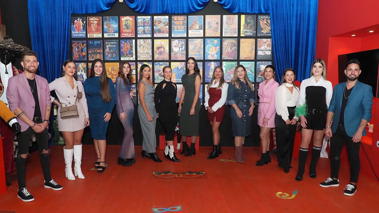 Presentación de la Corte Juvenil del Carnaval de Isla Cristina 2024 a los Medios de Comunicación.