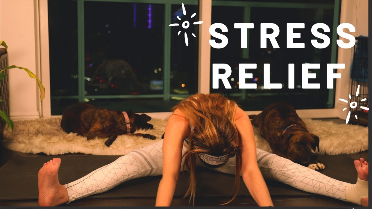 YOGA STRESS RELIEF DURING QUARANTINE - CORONAVIRUS AT HOME EXERCISE SERIES Ep.5