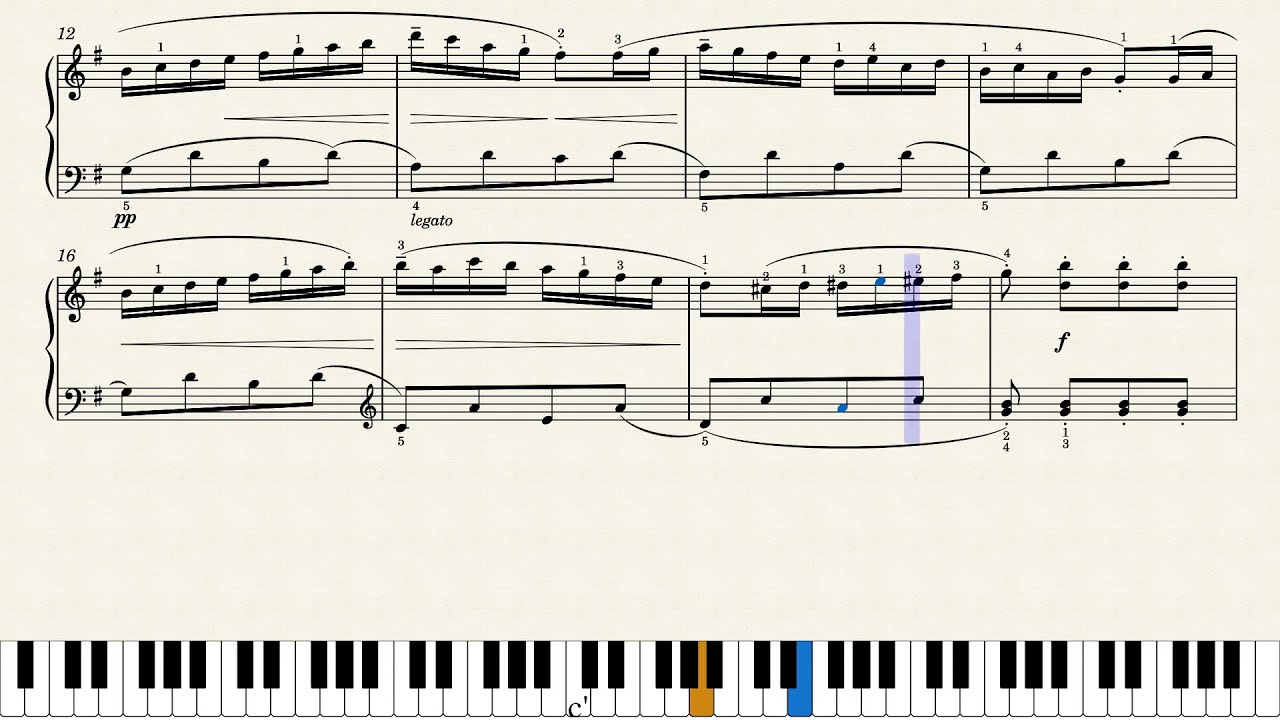 클라우 소나티네 Op.55 2번 3악장 | Kuhlau Sonatina Op.55 No.2 III. Allegretto