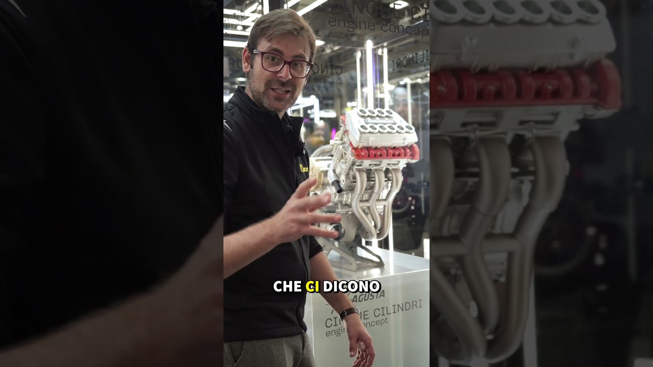 MV Agusta presenta un motore rivoluzionario a 5 cilindri 👀 #eicma2025