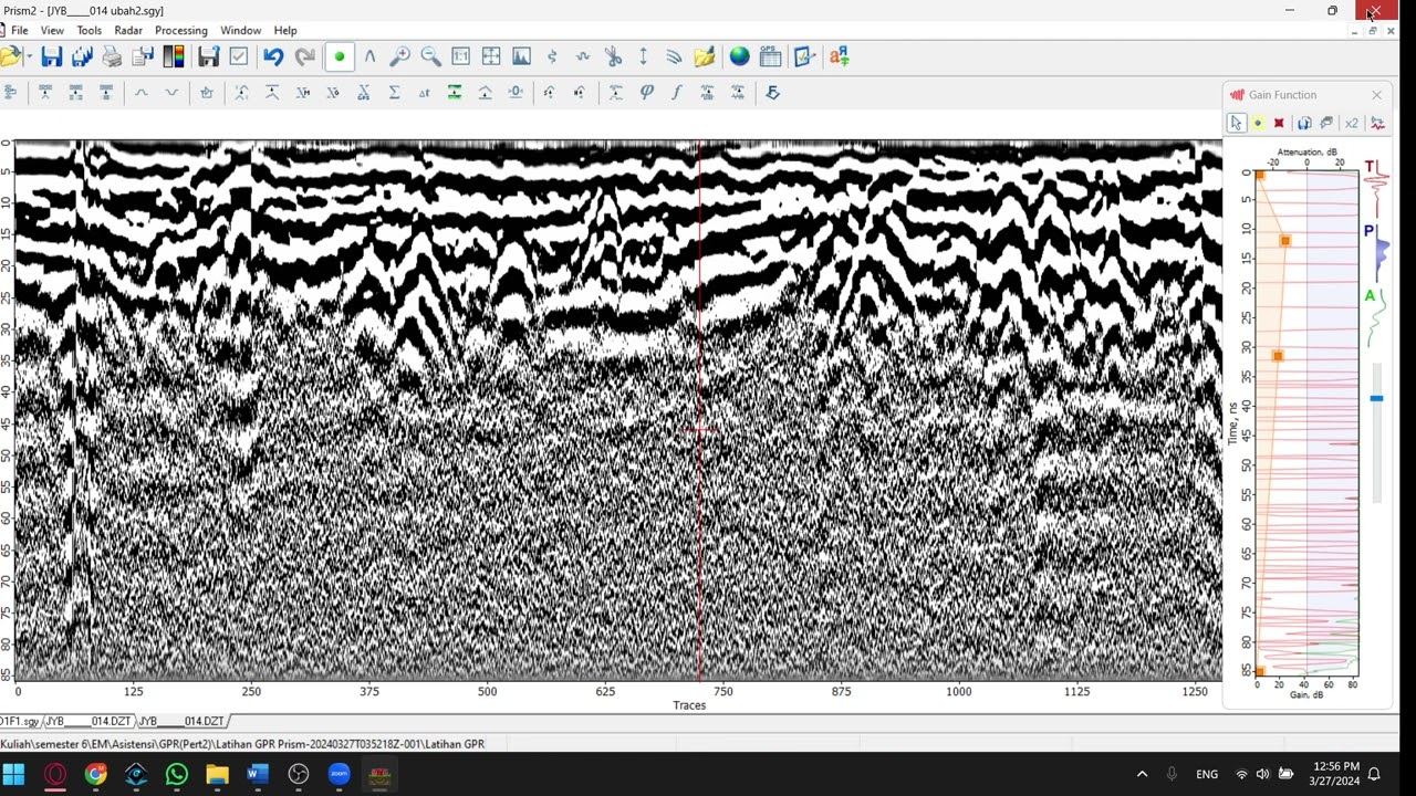 ASIS EM - Processing GPR With Prism2 Software (27/03/24)