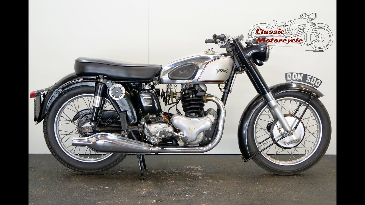 Norton Dominator Model 7 1952 497cc 2 cyl ohv - starting up