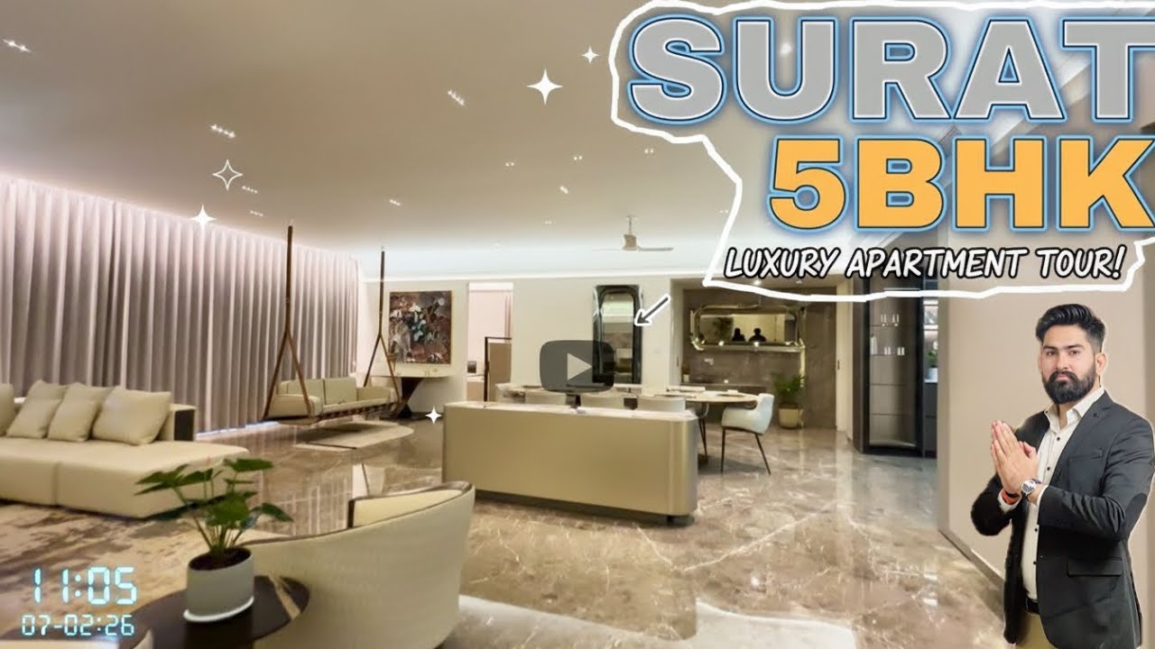5BHK luxury flat in Vesu surat ! Surat me 5bhk flat 