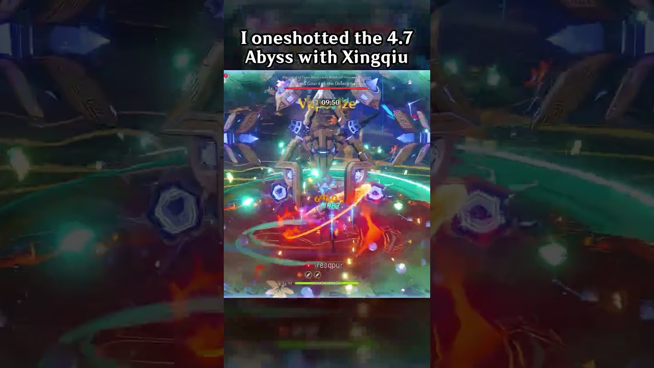 I Oneshotted the 4.7 Abyss With Xingqiu