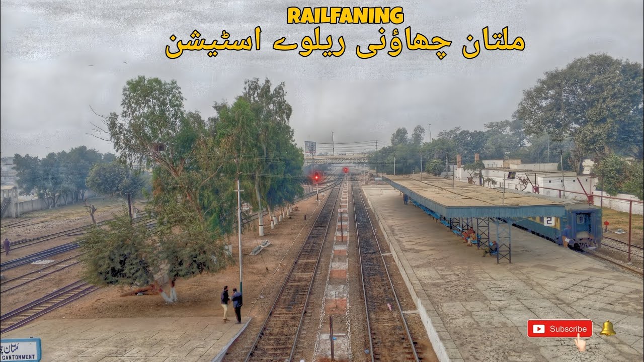 RAILFANING AT MULTAN RAILWAY STATION 
