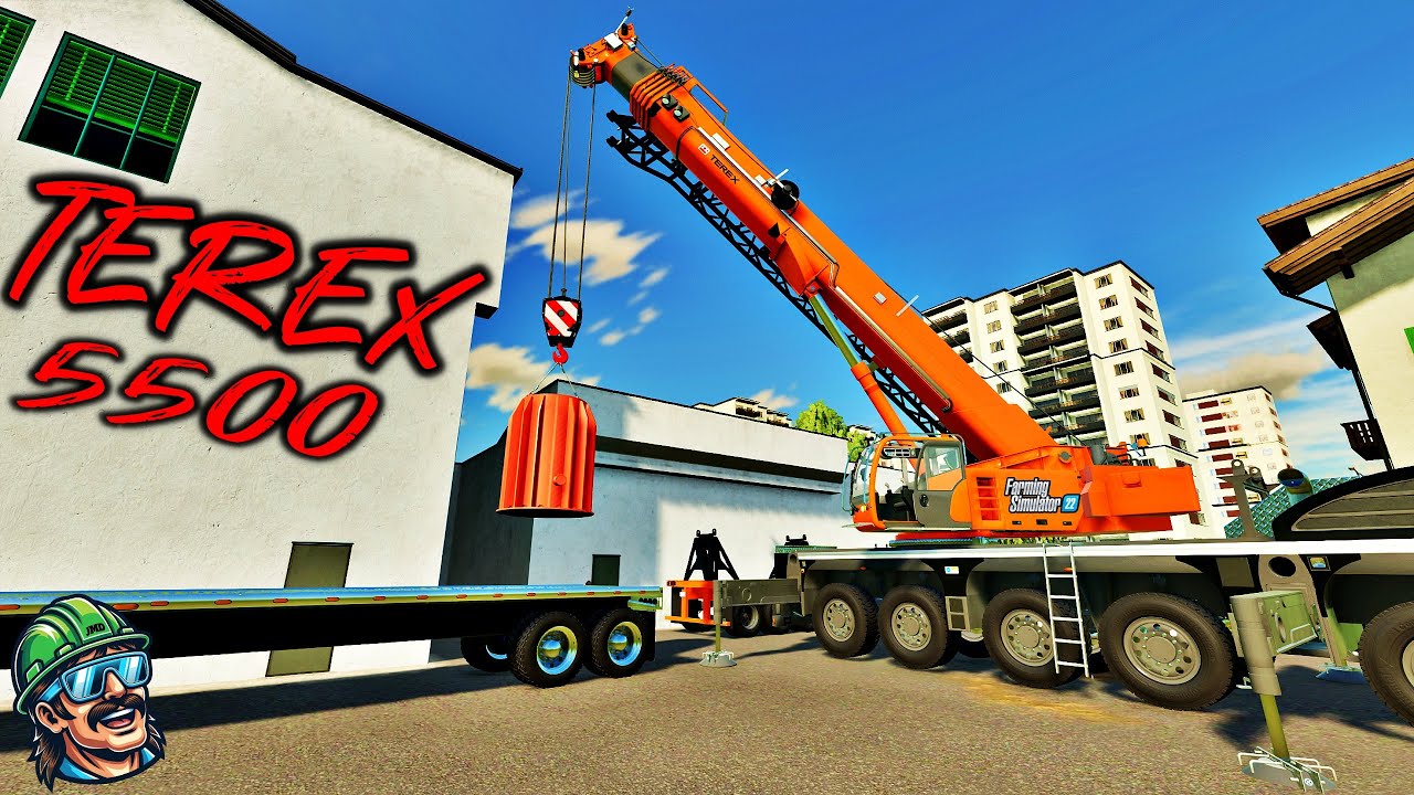 Ultimate Guide to the TEREX 5500 Mobile Crane in Farming Simulator 22