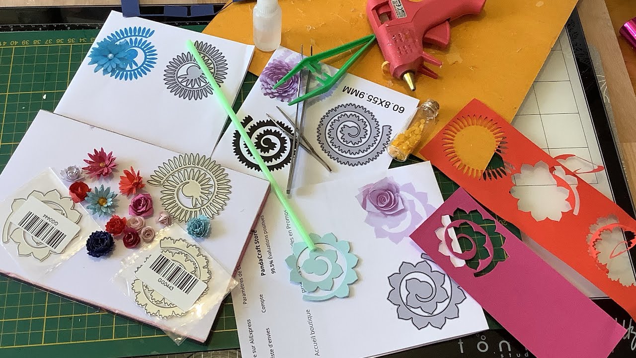 #TEST dies fleurs spirales de chez  Aliexpress 🤪😝😫😱🤪🤣😂