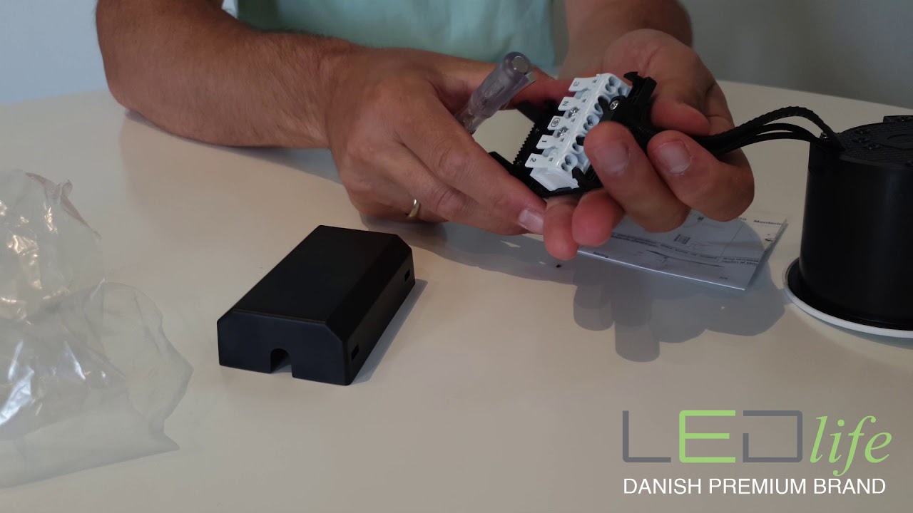 LEDlife inno88 - Indbygningsspot/Downlight - unboxing & demonstration