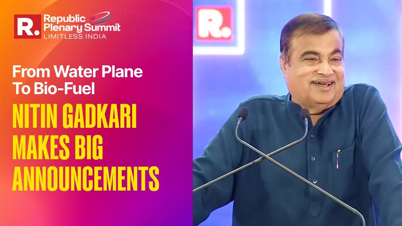 Nitin Gadkari At Republic Plenary Summit 2025 | Limitless India, Limitless Links
