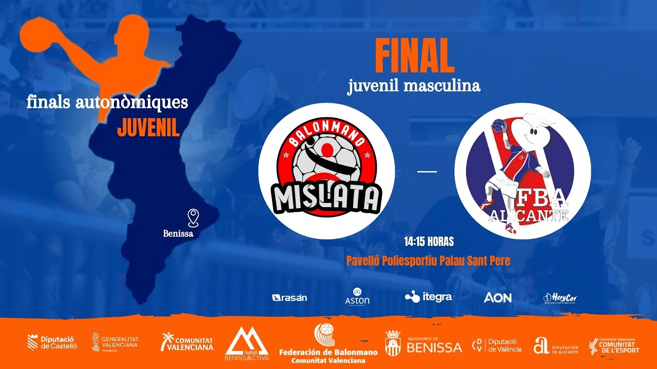 📺🤾🏼‍♀️ Finals Juvenils - Final | Balonmano Mislata 🆚 Fundacion Agustinos Alicante