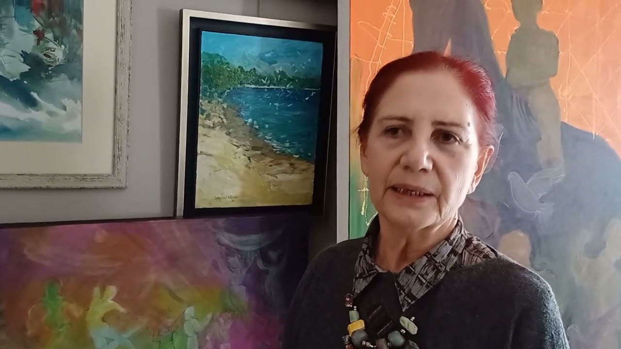 Ressam Saadet Gözde ile Ankara tabloları sergisi üzerine