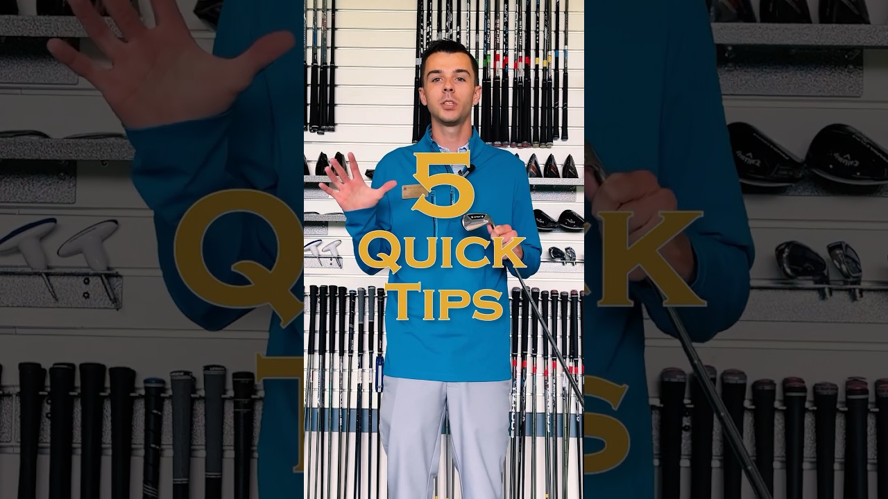 Club fitting can be an intimidating process. Here are 5 quick tips to help simplify things! #golf