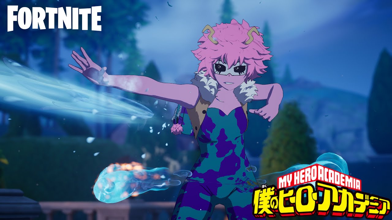 Mina Ashido with Waterbending Mythic Gameplay | Fortnite￼