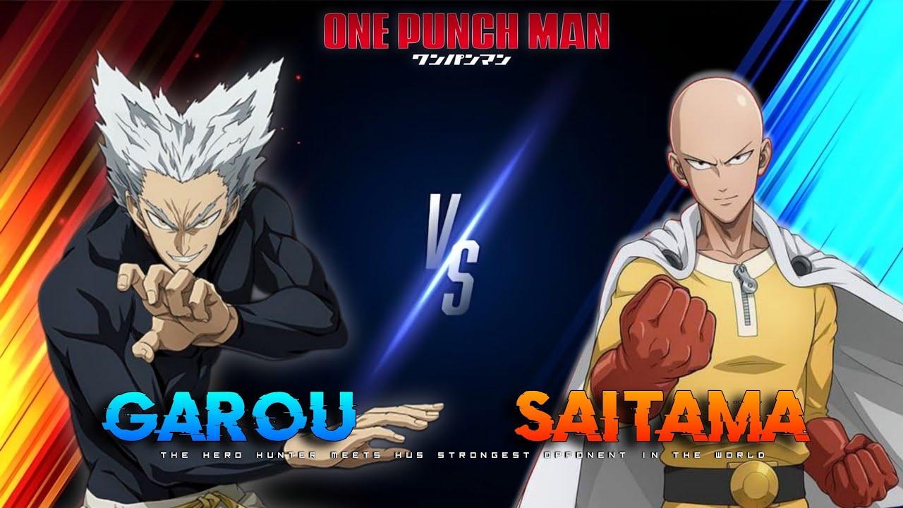 GAROU VS SAITAMA FAN ANIMATION IN HINDI (4K)