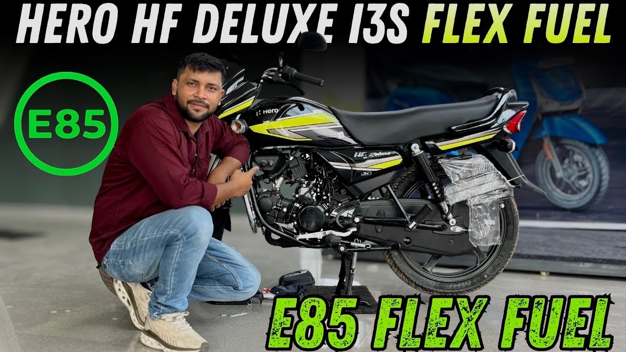 Hero Hf Deluxe i3s | E85 E100 Flex Fuel ⛽️ | New Launch 🚀 Detailed Review 
