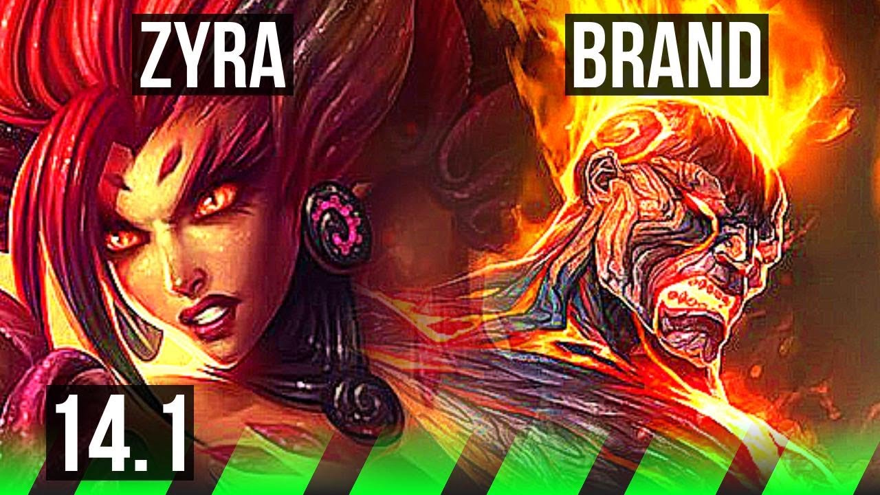 ZYRA vs BRAND (JNG) | 7/4/15, Rank 13 Zyra | KR Master | 14.1