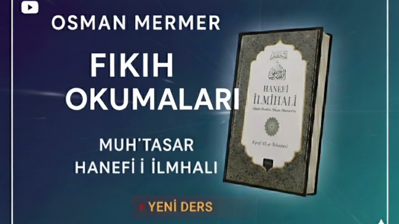 HANEFÎ İLMİHALİ 137-144 SULARLA İLGİLİ BAZI HÜKÜMLER 