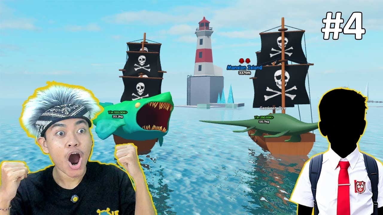 KITA JADI BAJAK LAUT DAPAT IKAN PURBA!! GO FISHING