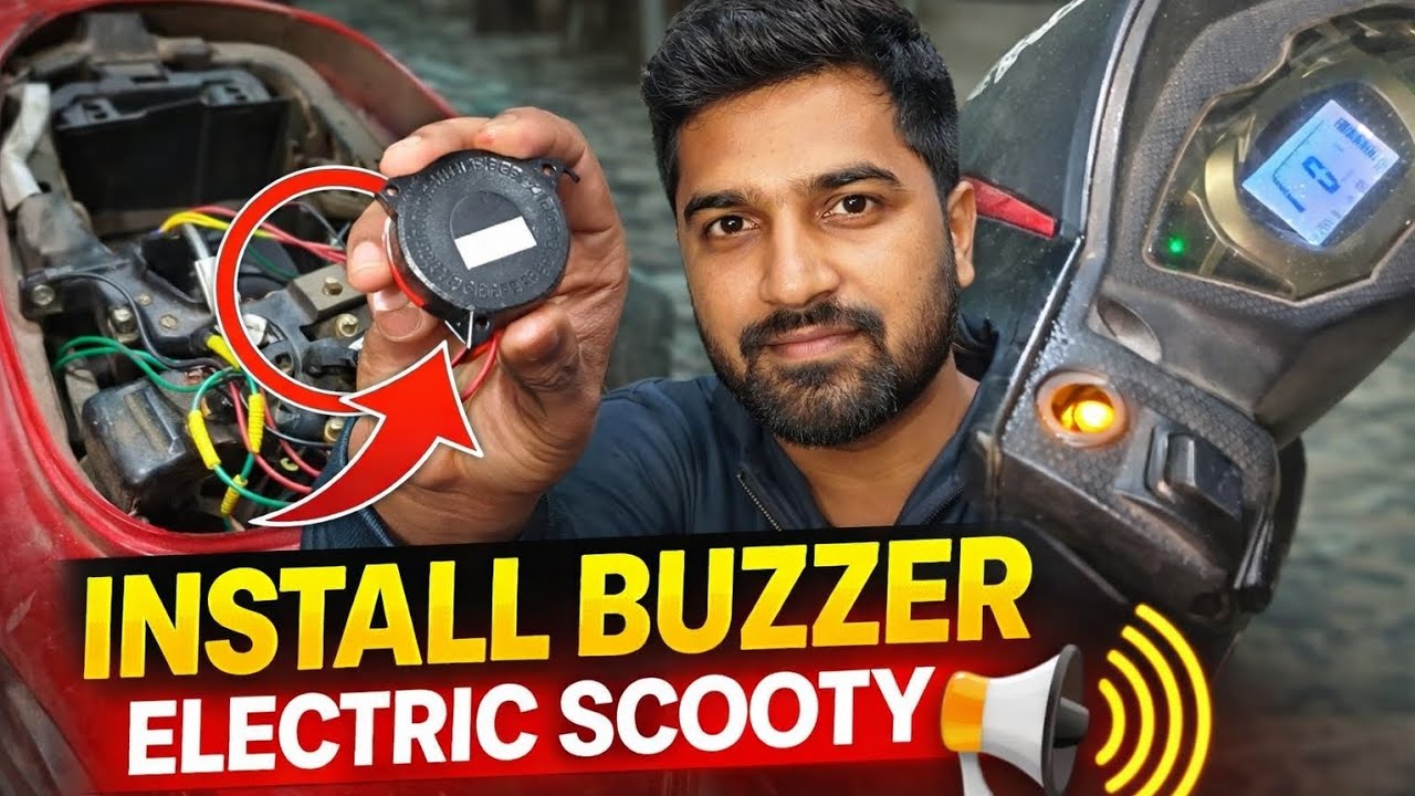 Electric Scooty Me Indicator Buzzer Kaise Lagaye 🔊 | Full Wiring 👉 Most safe & evergreen