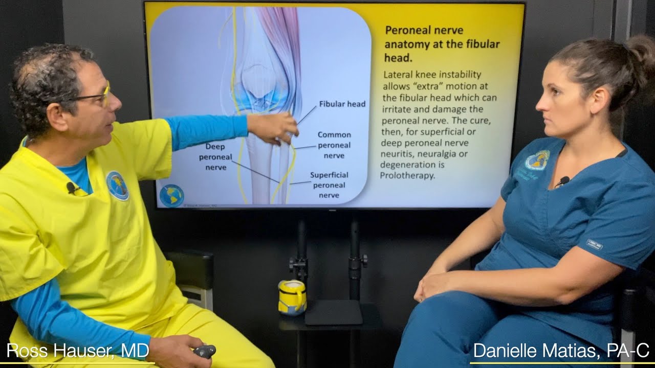 Lateral Knee Instability & Peroneal Nerve Irritation treated with Prolotherapy & Nerve Release