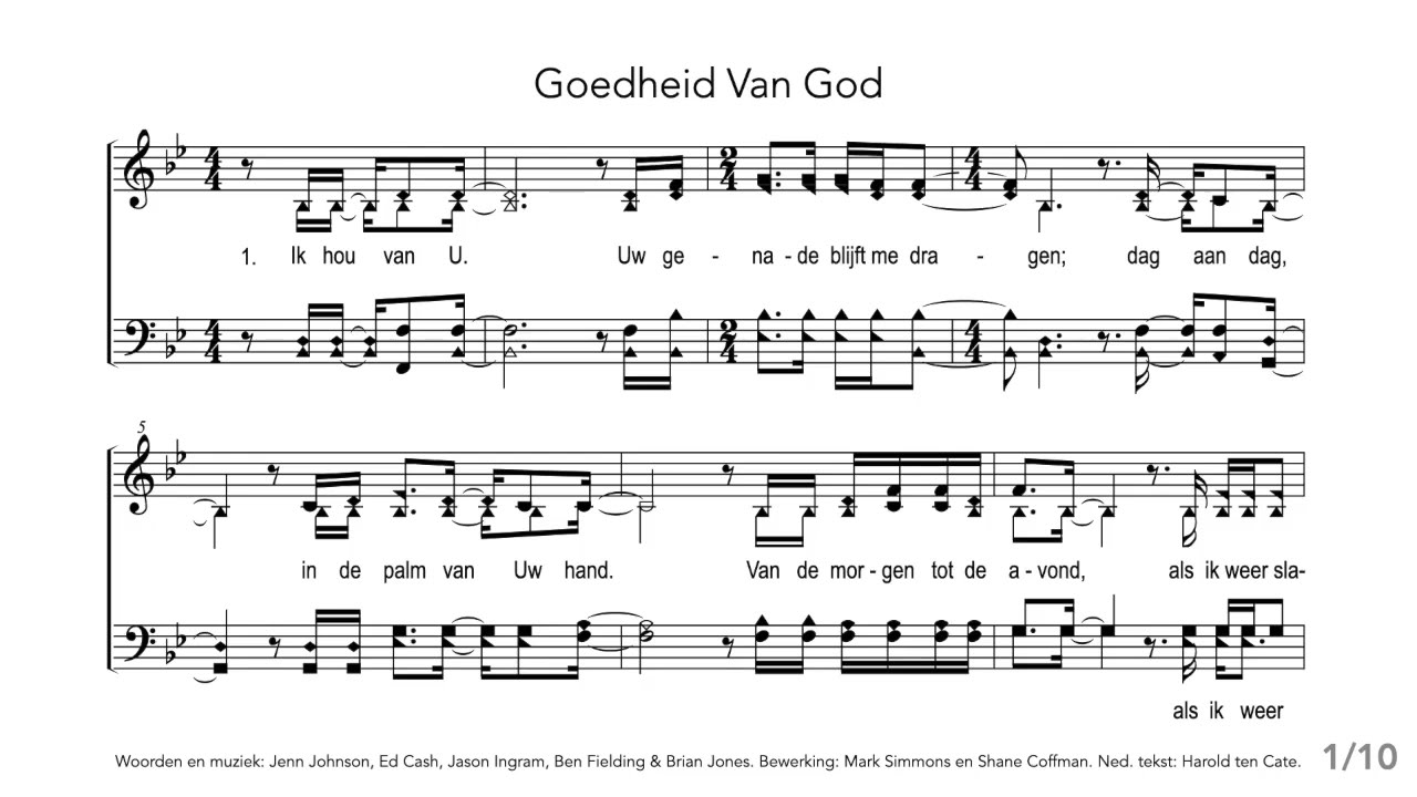 Goedheid van God [STAB Noten]