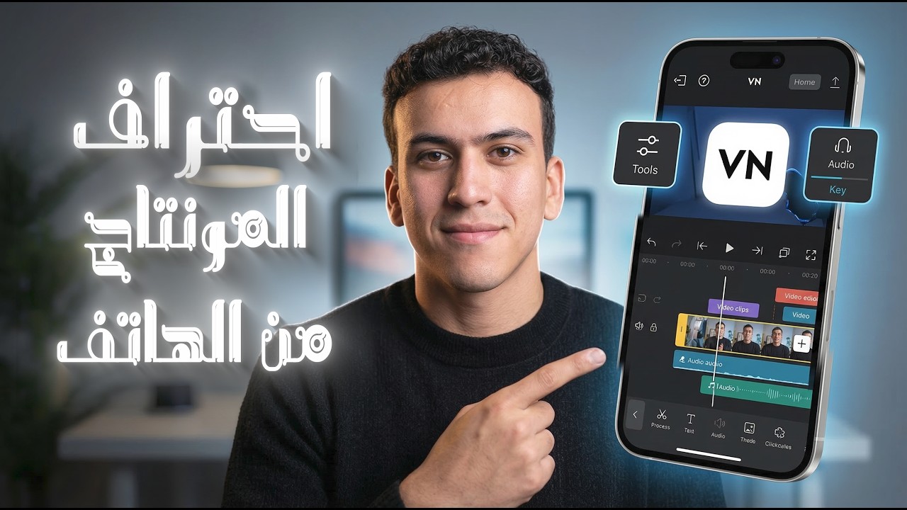 احتراف مونتاج الفيديو من الموبايل من الصفر 2026