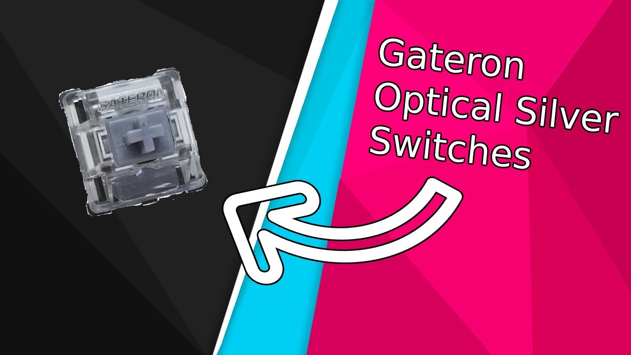 Gateron Optical Silvers Switches Unboxing & sound test