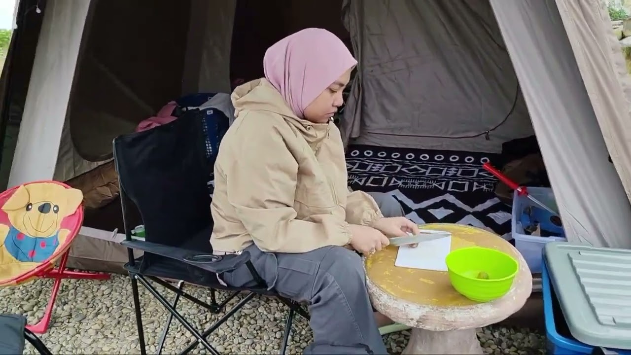 Family camping / 14.02.2026 / Sinaran Gunung kinabalu campsite / #sabahbawahbayu #campinglife 